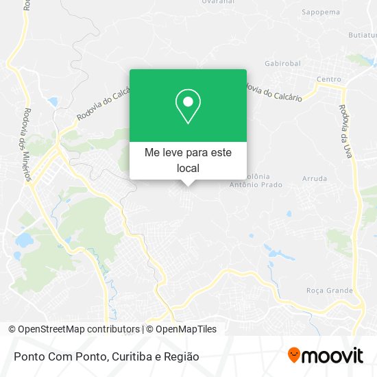 Ponto Com Ponto mapa