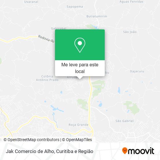 Jak Comercio de Alho mapa