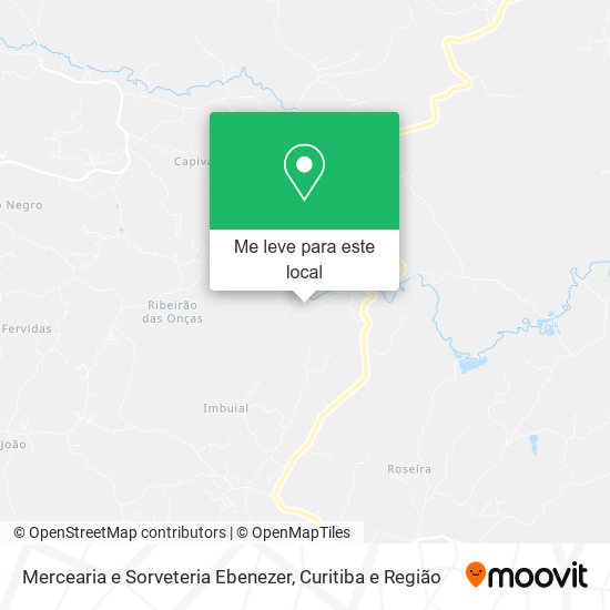 Mercearia e Sorveteria Ebenezer mapa