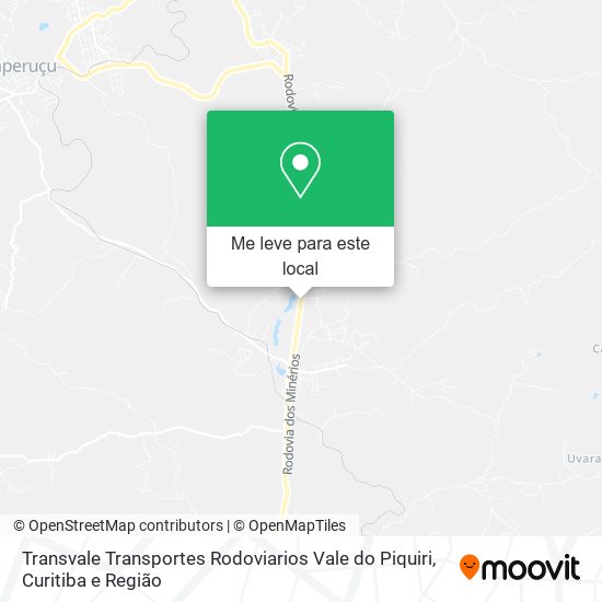 Transvale Transportes Rodoviarios Vale do Piquiri mapa