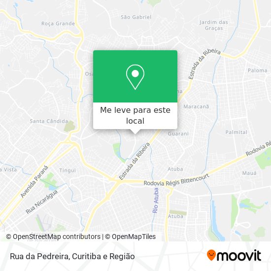 Rua da Pedreira mapa