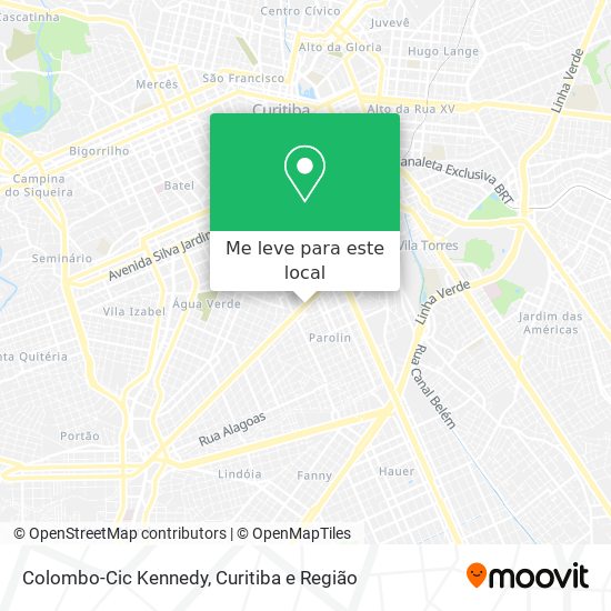 Colombo-Cic Kennedy mapa