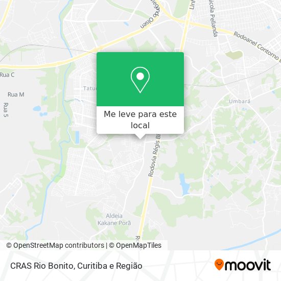CRAS Rio Bonito mapa