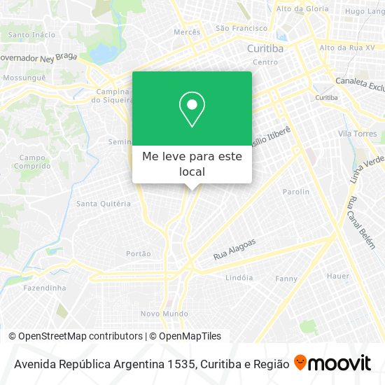 Avenida República Argentina 1535 mapa