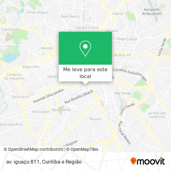 av. iguaçu 811 mapa