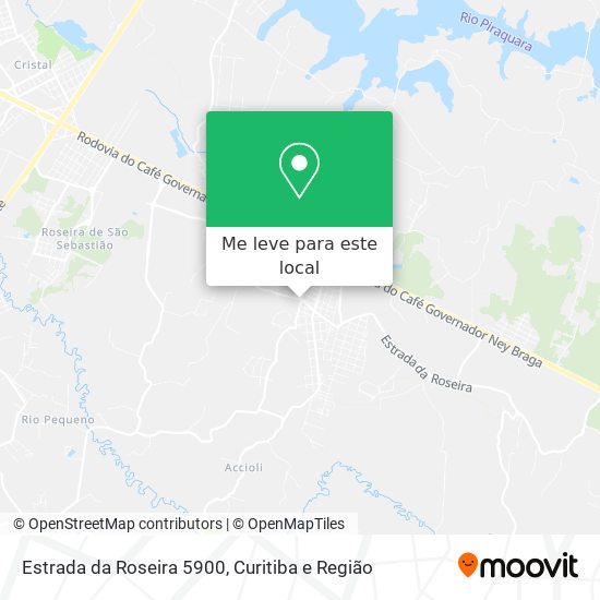 Estrada da Roseira 5900 mapa
