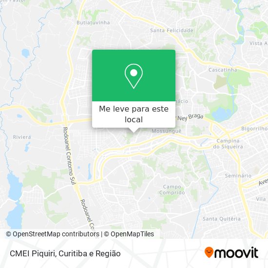 CMEI Piquiri mapa