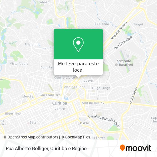 Rua Alberto Bolliger mapa