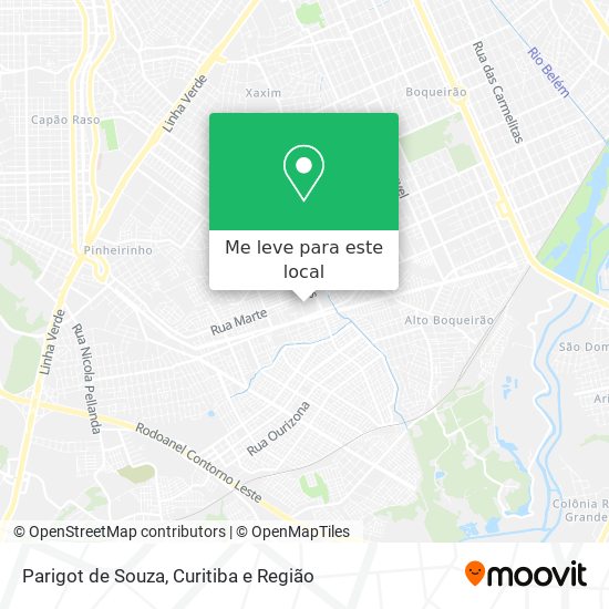 Parigot de Souza mapa