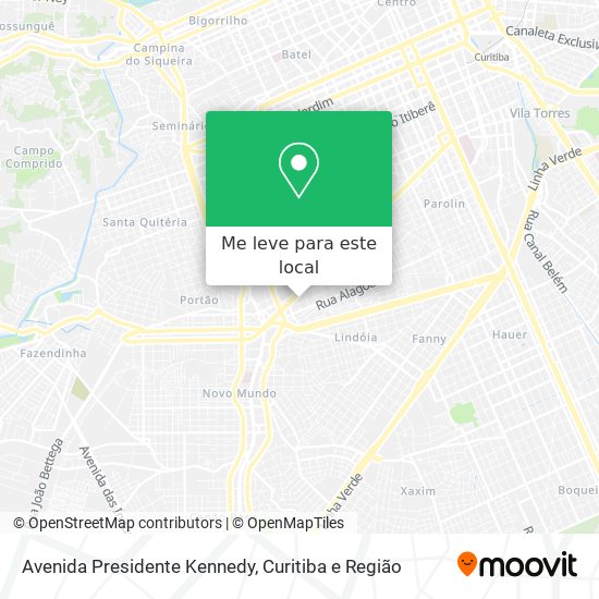 Avenida Presidente Kennedy mapa