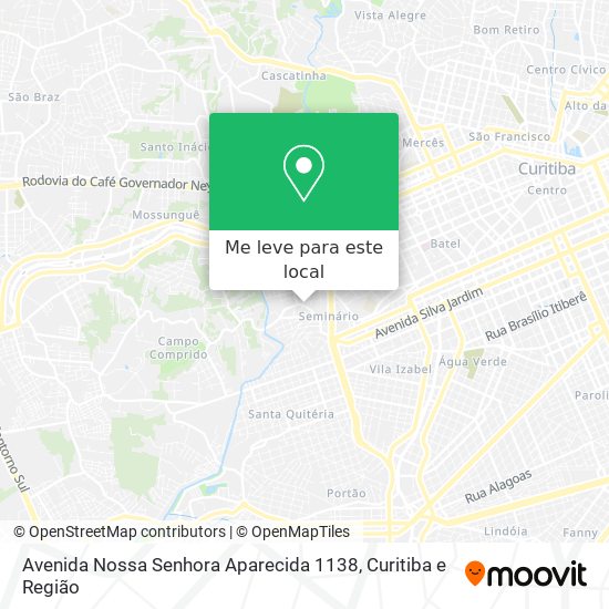 Avenida Nossa Senhora Aparecida 1138 mapa