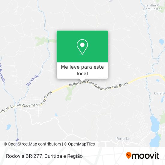 Rodovia BR-277 mapa