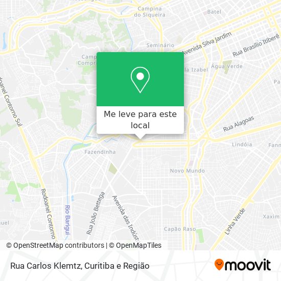 Rua Carlos Klemtz mapa