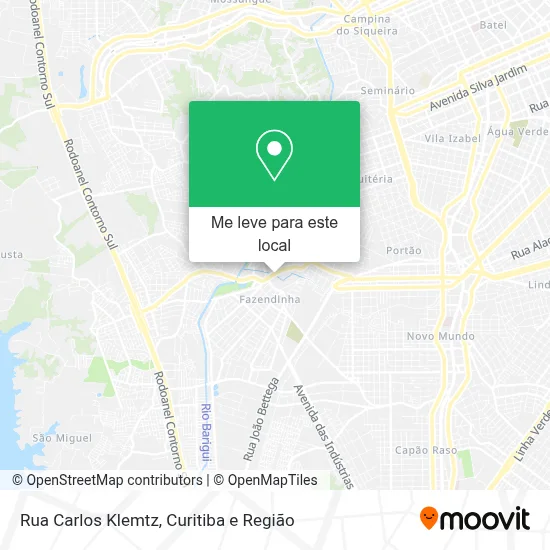 Rua Carlos Klemtz mapa
