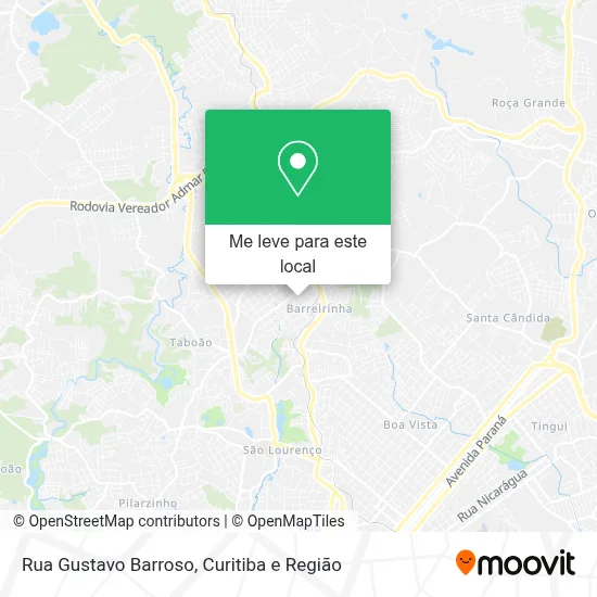 Rua Gustavo Barroso mapa