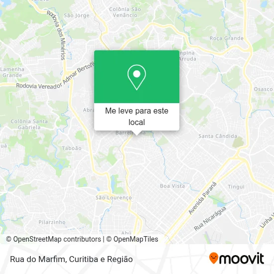 Rua do Marfim mapa