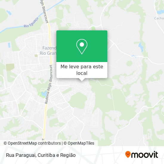 Rua Paraguai mapa