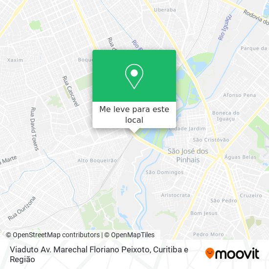 Viaduto Av. Marechal Floriano Peixoto mapa