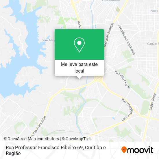 Rua Professor Francisco Ribeiro 69 mapa