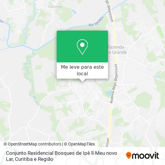 Conjunto Residencial Bosques de Ipê ll-Meu novo Lar mapa