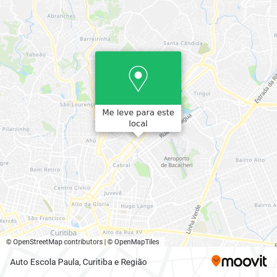 Auto Escola Paula mapa