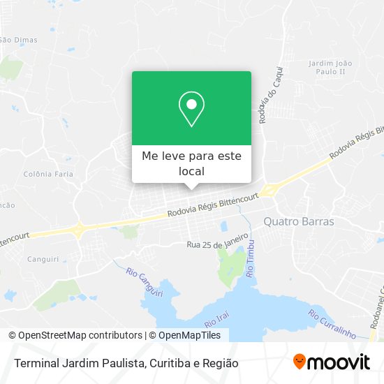 Terminal Jardim Paulista mapa