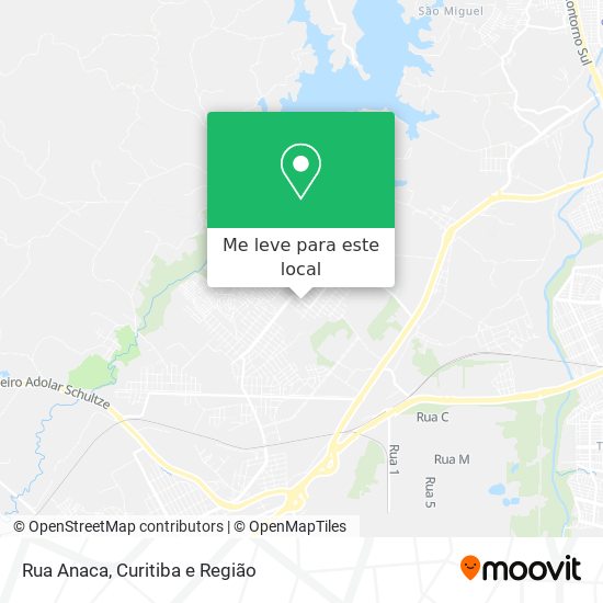 Rua Anaca mapa