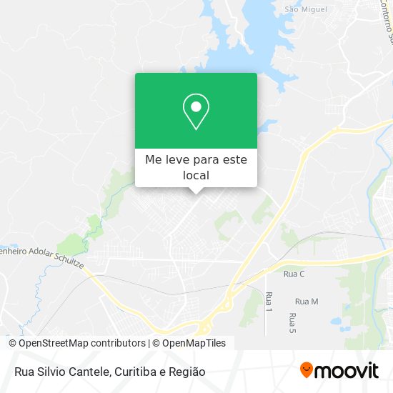Rua Silvio Cantele mapa