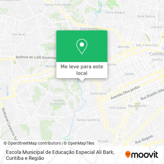 Escola Municipal de Educação Especial Ali Bark mapa