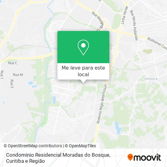 Condomínio Residencial Moradas do Bosque mapa