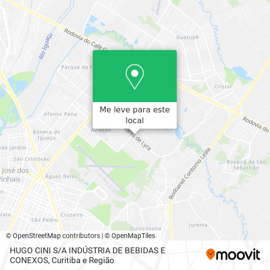 HUGO CINI S / A INDÚSTRIA DE BEBIDAS E CONEXOS mapa