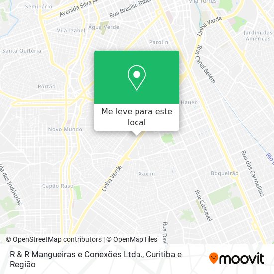 R & R Mangueiras e Conexões Ltda. mapa