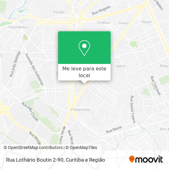 Rua Lothário Boutin 2-90 mapa