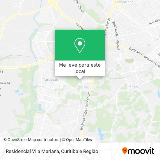 Residencial Vila Mariana mapa