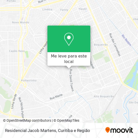 Residencial Jacob Martens mapa