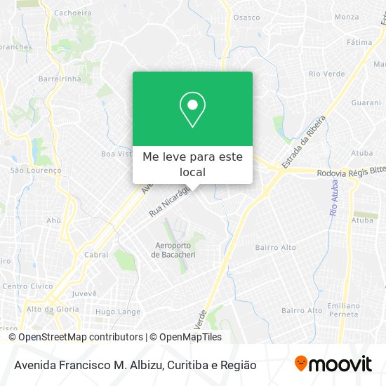 Avenida Francisco M. Albizu mapa