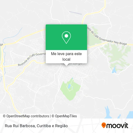 Rua Rui Barbosa mapa