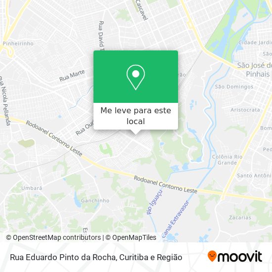 Rua Eduardo Pinto da Rocha mapa