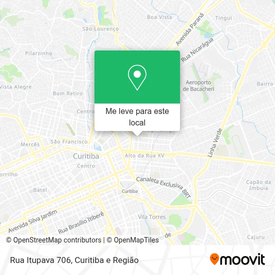 Rua Itupava 706 mapa