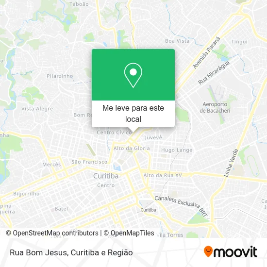 Rua Bom Jesus mapa