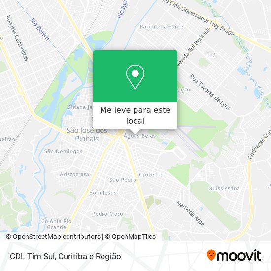 CDL Tim Sul mapa