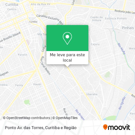 Ponto Av. das Torres mapa