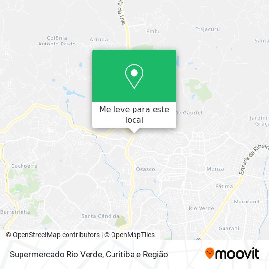 Supermercado Rio Verde mapa