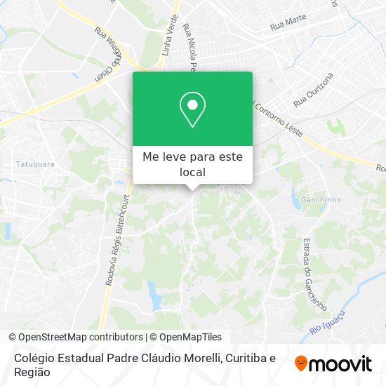 Colégio Estadual Padre Cláudio Morelli mapa