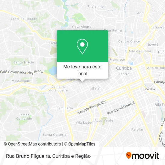 Rua Bruno Filgueira mapa