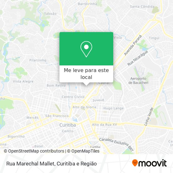 Rua Marechal Mallet mapa