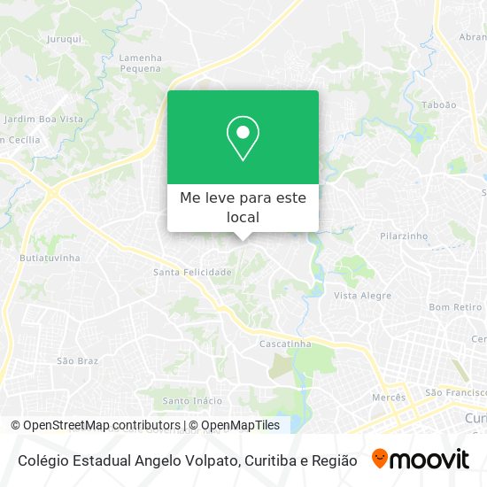 Colégio Estadual Angelo Volpato mapa