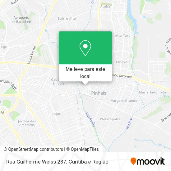 Rua Guilherme Weiss 237 mapa
