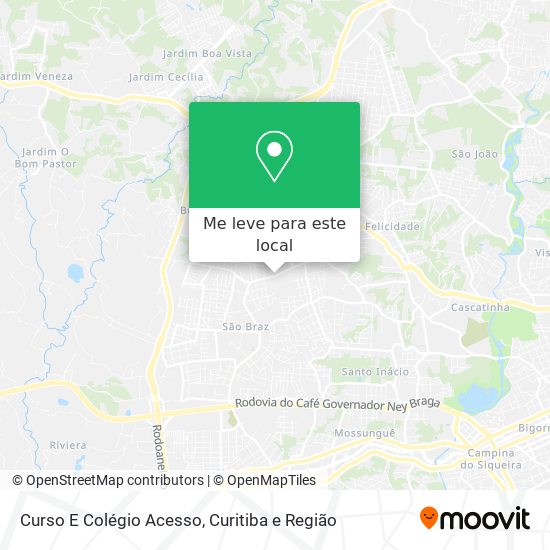 Curso E Colégio Acesso mapa