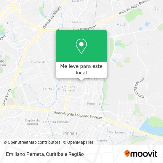 Emiliano Perneta mapa